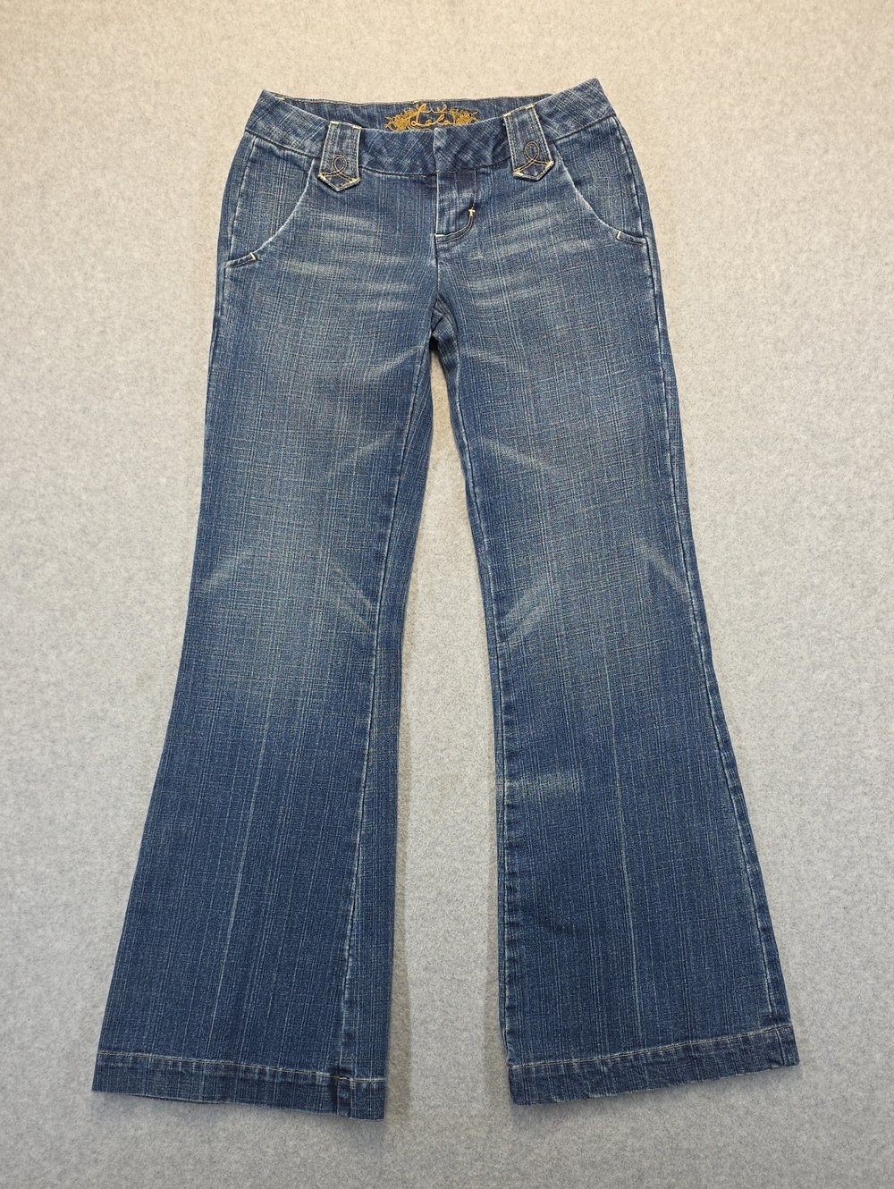 Lola Bootcut Flare Jeans Women's Size 5 Medium Wash Stretch Denim Low Rise